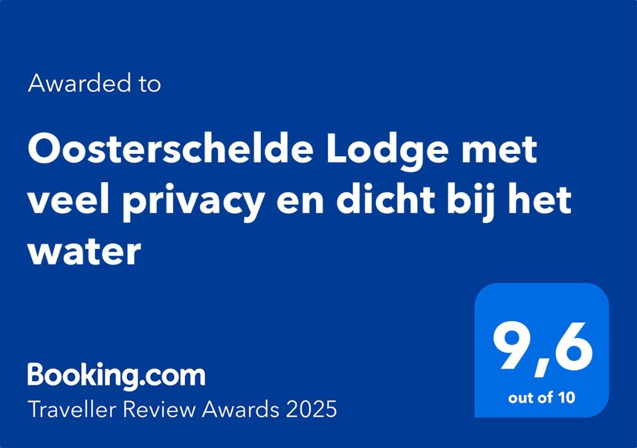 Oosterschelde Lodge Met Veel Privacy En Dicht Bij Het Water Scherpenisse Buitenkant foto